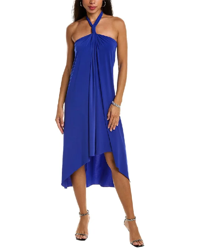 Halston Lulu Midi Dress Trendy A-Line Midi Dress