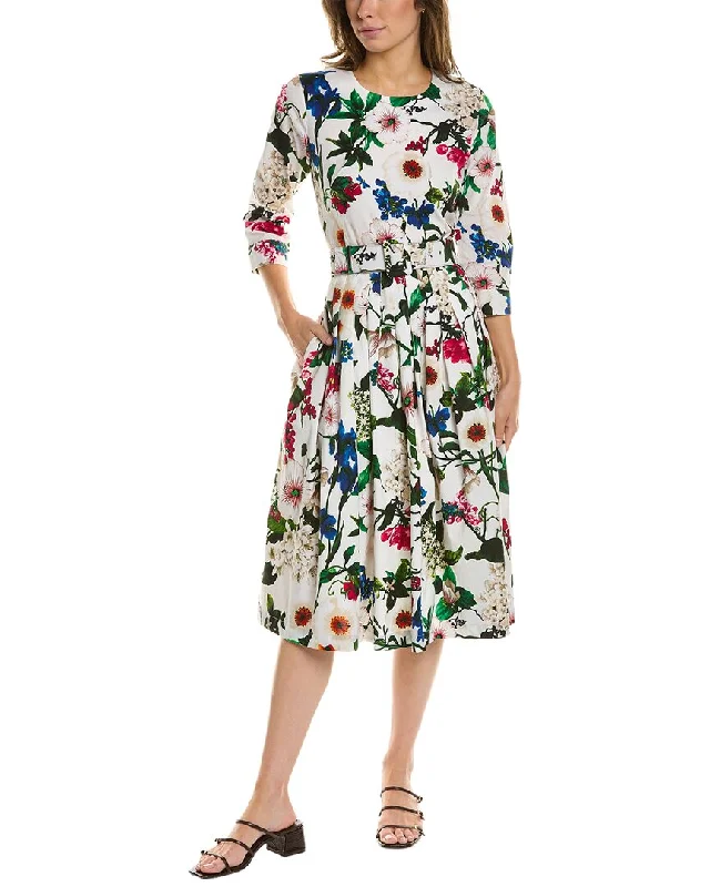 Samantha Sung Florence Midi Dress Elegant Floral Midi Dress