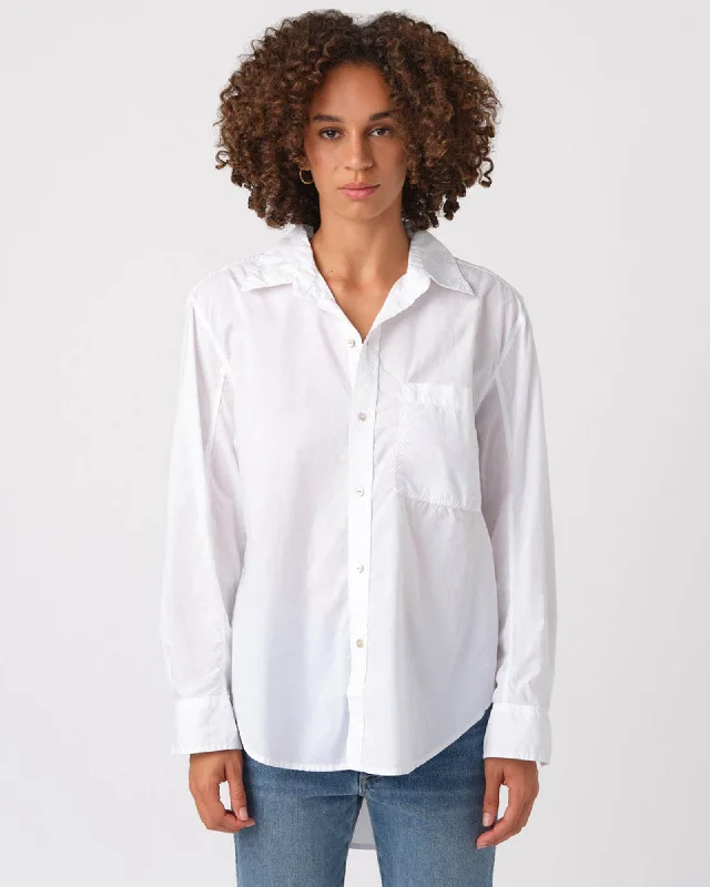 Ruth Oversized Shirt Modern Short Sleeve Top