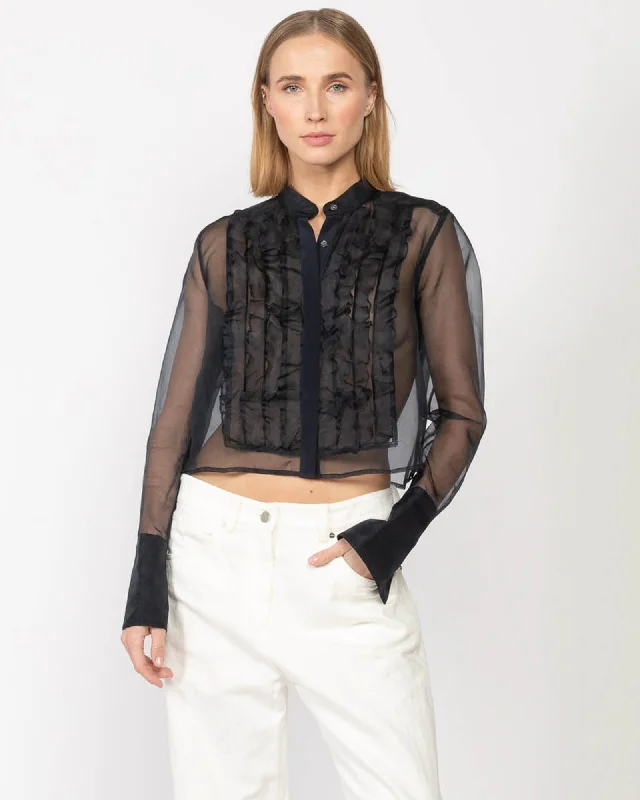 Patti Shirt Elegant Button-Down Short Shirt