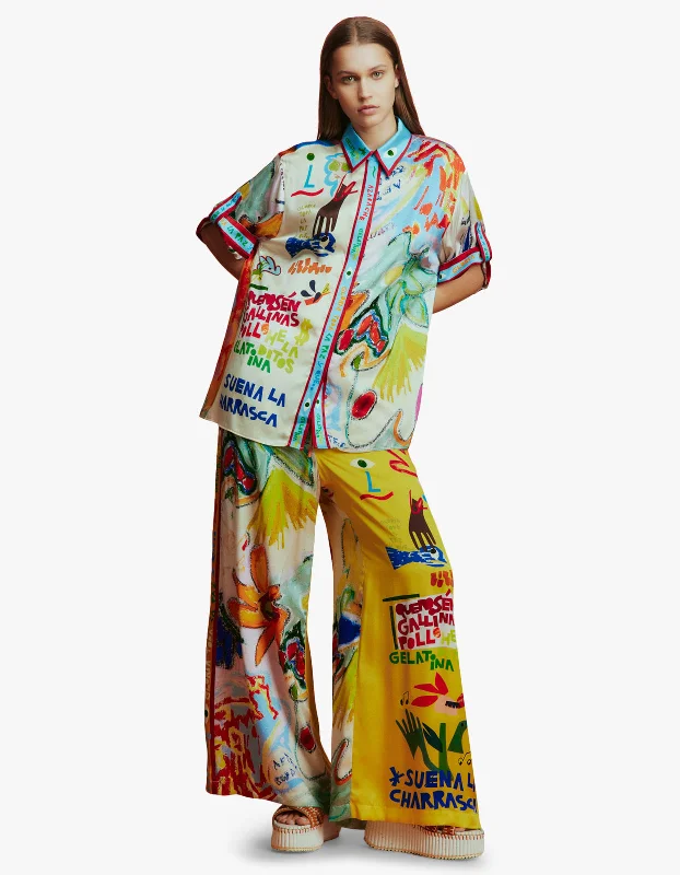 La Charrasca Shirt - Multi Stylish Printed Short Shirt