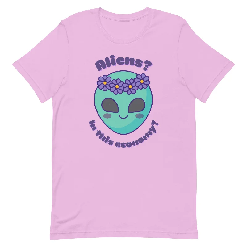 Aliens? In this economy? Unisex t-shirt Chenille Blend Fleece Blend Nylon Blend