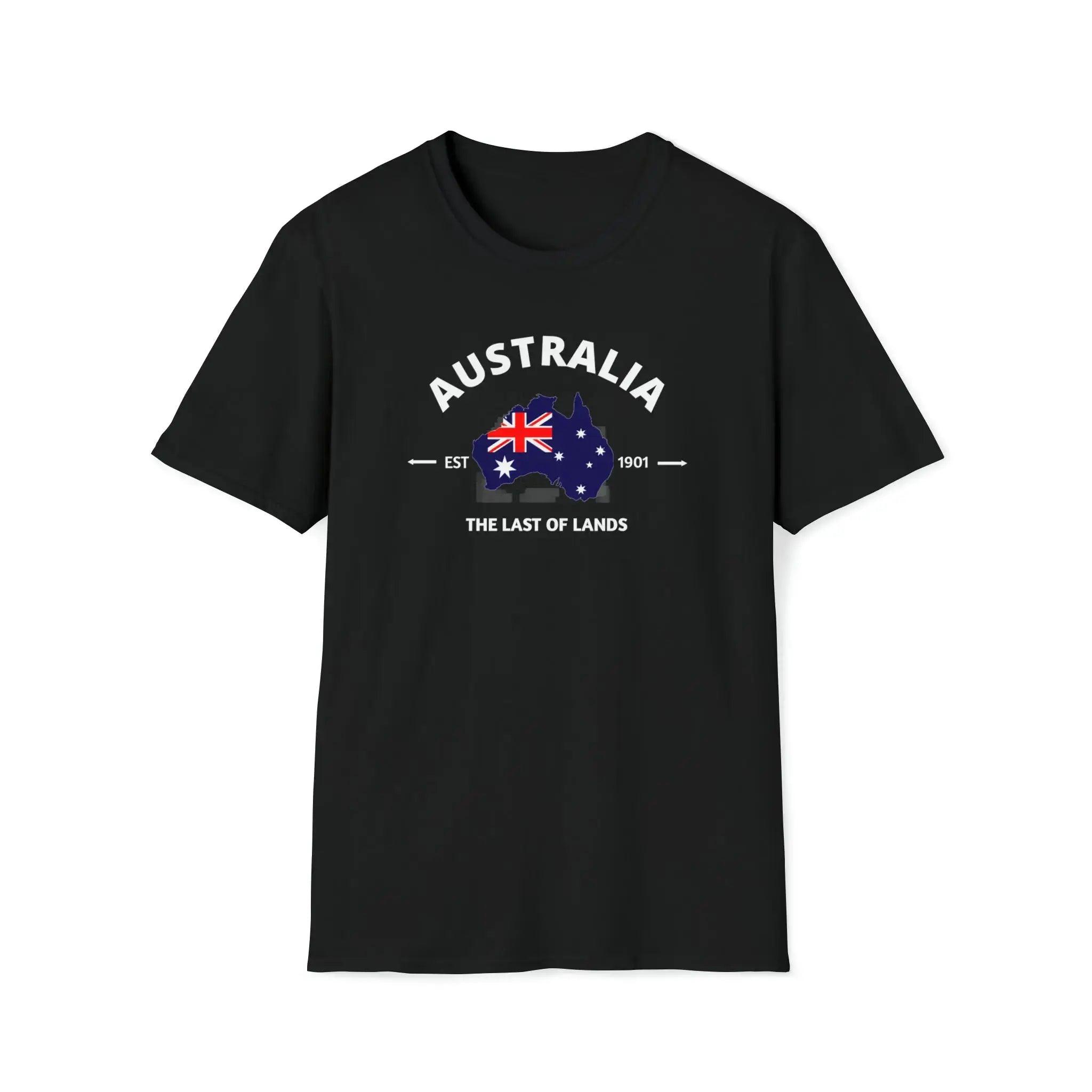 Australia Flag T-shirt Collared T-Shirt Boat Neck A-Line