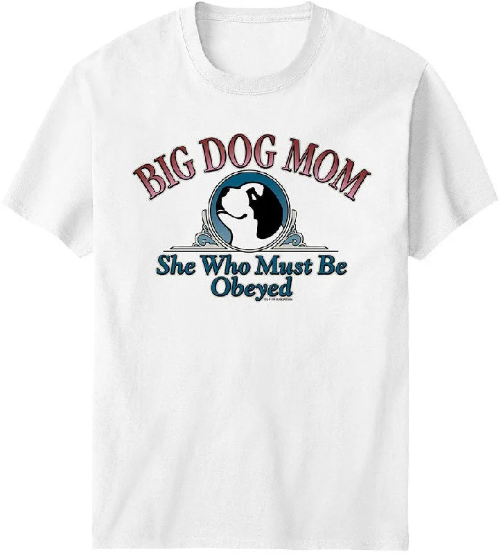 Big Dog Mom T-Shirt Wool Fabric Cashmere Fabric Tweed Fabric