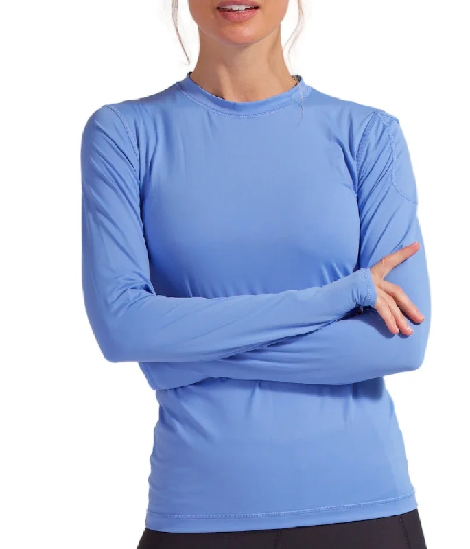 BloqUV Women's UPF 50+ Sun Protection Long Sleeve Sun Shirt 24/7 Top Elegant Button-Down Short Shirt BloqUV Women's UPF 50+ Sun Protection Long Sleeve Sun Shirt 24/7 Top Elegant Button-Down Short Shirt