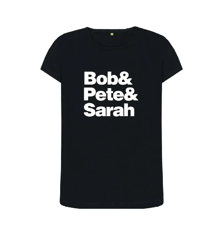 Bob&Pete&Sarah crew neck t-shirt Anti-Pilling Machine Wash Handmade