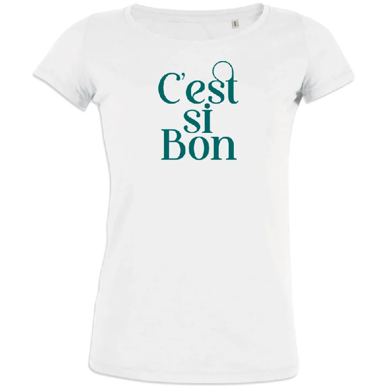 C'est si Bon Women's Organic Tee Nylon Fabric Polyester Fabric Spandex Fabric