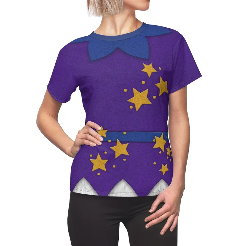 Daisy Duck Womens Shirt, Halloween in Disney Adventure Park Costume Relaxed Button-Down Short Shirt Daisy Duck Womens Shirt, Halloween in Disney Adventure Park Costume Relaxed Button-Down Short Shirt