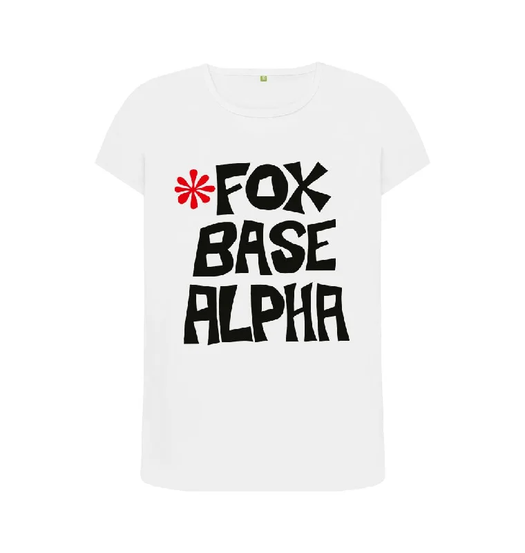 Fox Base Alpha crew neck t-shirt Terry Blend Velvet Blend Canvas Blend