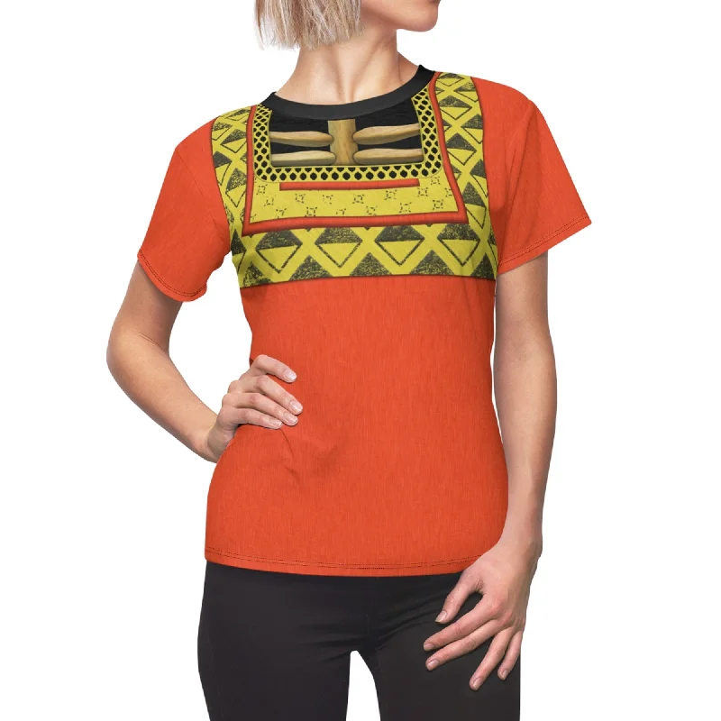 Frida Kahlo Women Shirt, Coco Costume Casual Cotton Short Shirt
