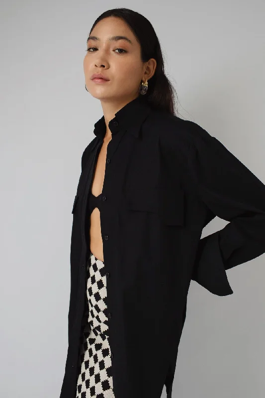 Gabi Shirt Trendy Short Sleeve Tunic