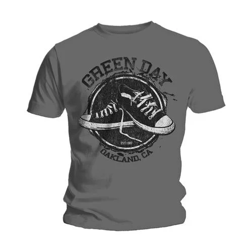 Green Day | Official Band T-Shirt | Converse Satin Fabric Silk Fabric Chiffon Fabric