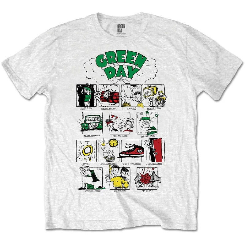 Green Day T-Shirt: Dookie RRHOF Jersey Fabric Tulle Fabric Batik Fabric