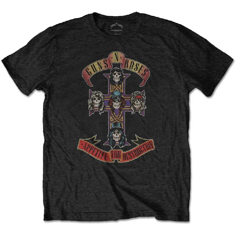 Guns N' Roses Kids T-Shirt: Appetite for Destruction Terry Blend Velvet Blend Canvas Blend