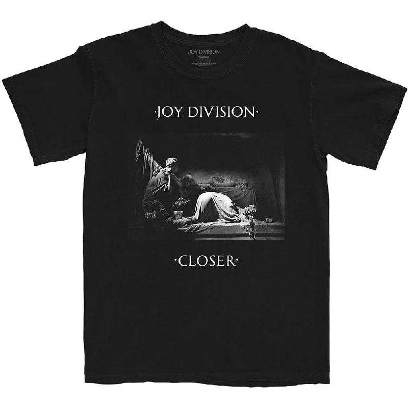 Joy Division | Official Band T-shirt | Classic Closer Satin Fabric Silk Fabric Chiffon Fabric