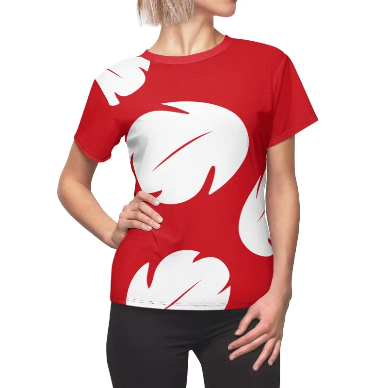 Lilo Women Shirt, Lilo & Stitch Costume Stylish Short Sleeve Polo