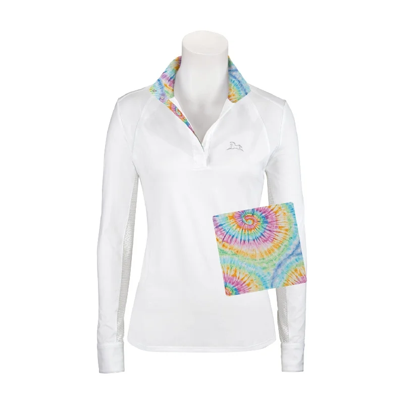 RJ Classics- Maddie Show Shirt (Tie Dye) Relaxed Fit Short Blouse