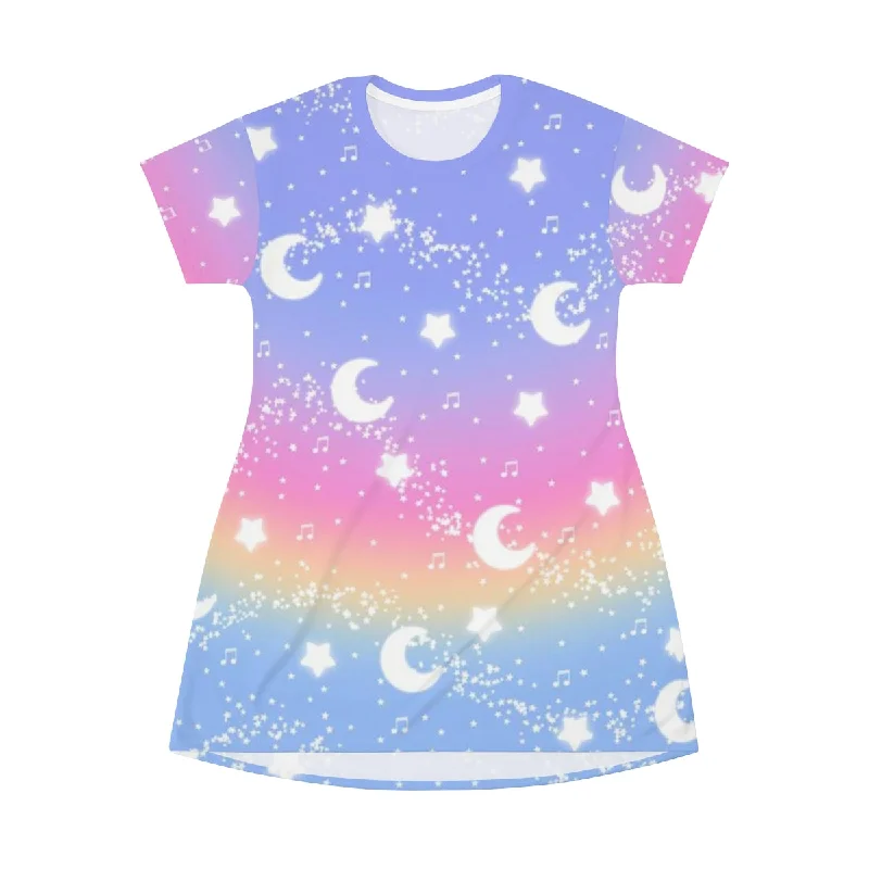 Magical Fairy Time (Rainbow Sunset) All Over Print T-Shirt Mini Dress Mesh Canvas Denim Magical Fairy Time (Rainbow Sunset) All Over Print T-Shirt Mini Dress Mesh Canvas Denim