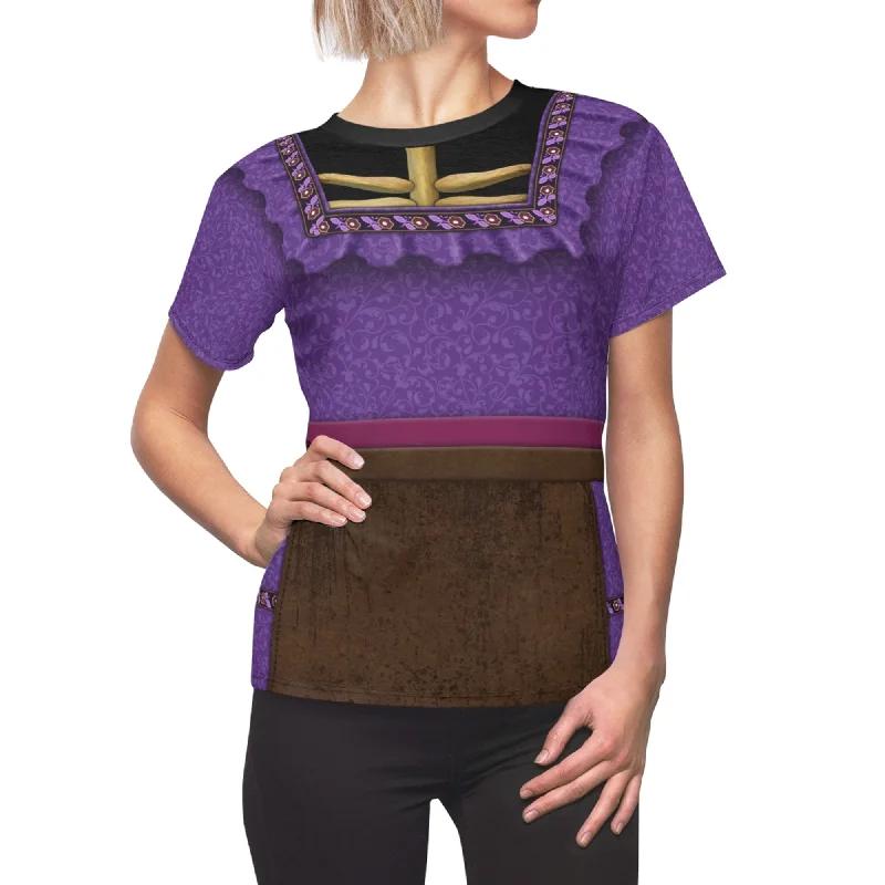 Mama Imelda Women Shirt, Coco Costume Casual Ruffle Short Shirt