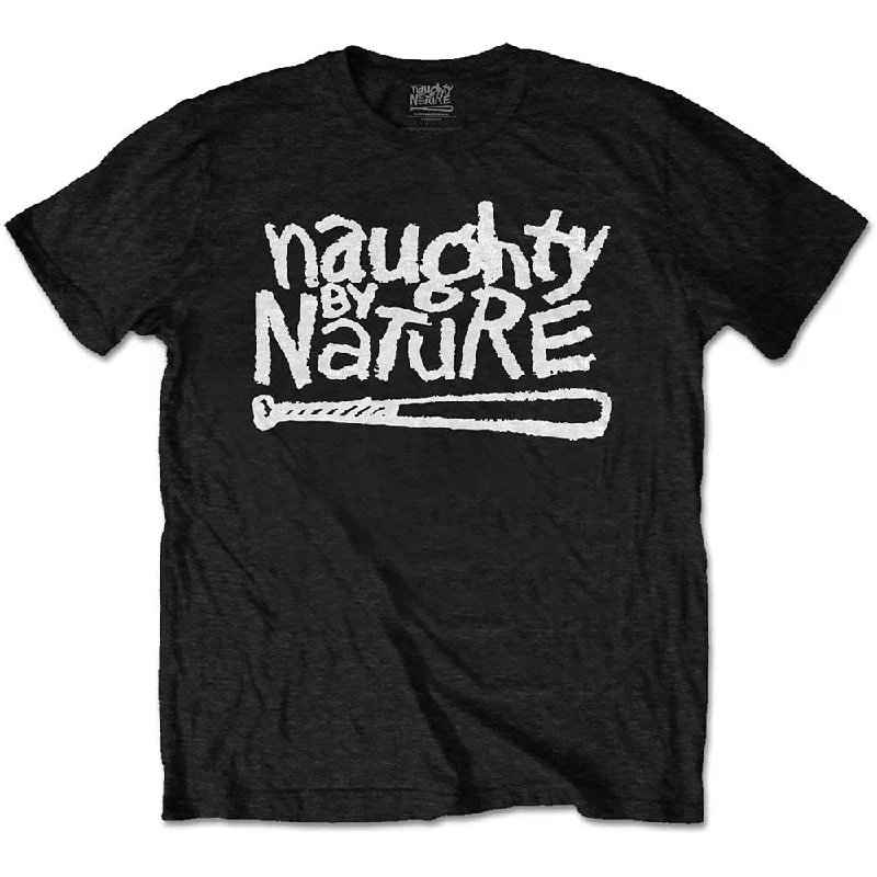 Naughty By Nature | Official Band T-shirt | OG Logo Oversized T-Shirt Spandex breathable