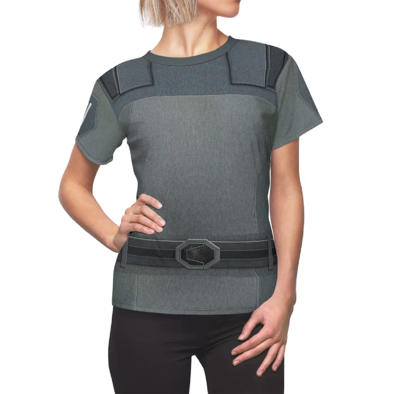 Omega Women's Shirt, The Bad Batch Season 3 Costume Elegant Longline Short Shirt
