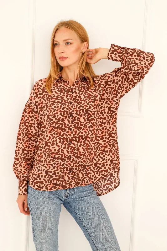 Enteliér Silk Shirt Organique Classic Cropped Short Sleeve