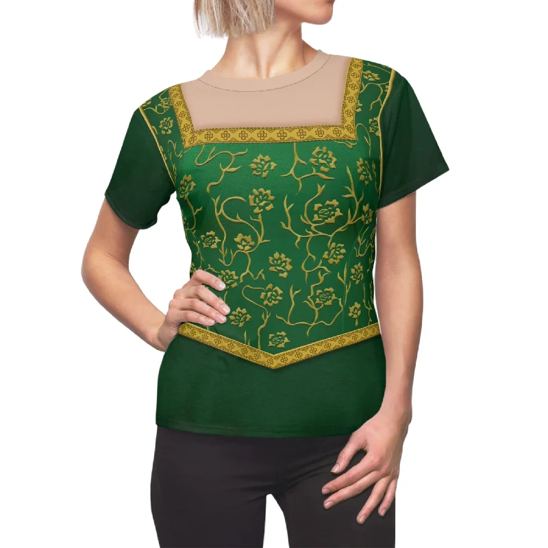 Fiona Inspired Women's Shirt, Kingdom Far Far Away Costume Elegant Draped Short Shirt Fiona Inspired Women's Shirt, Kingdom Far Far Away Costume Elegant Draped Short Shirt