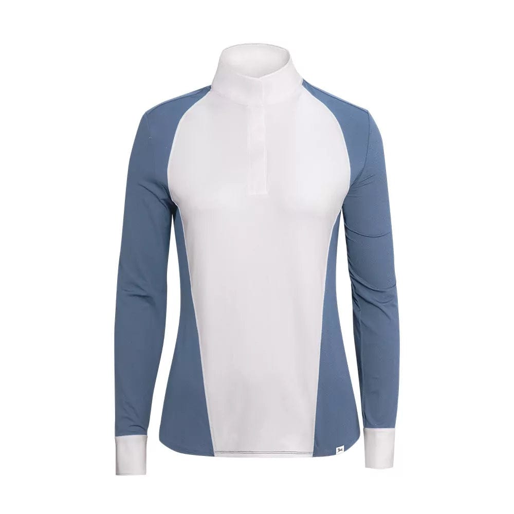 RJ Classics- Lexi Show Shirt (Coronet Blue) Casual Ruffle Short Shirt