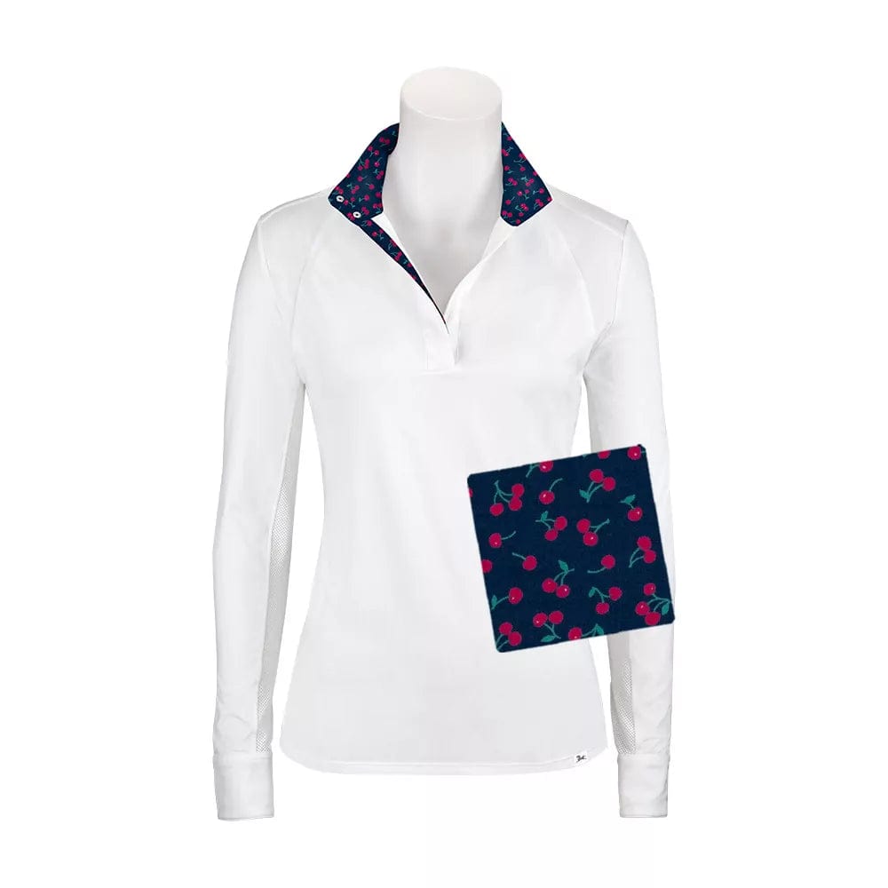RJ Classics- Maddie Show Shirt (Cherries) Stylish Crew Neck Shirt