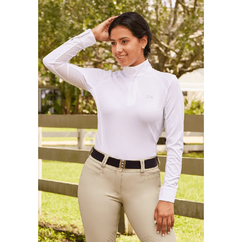 RJ Classics- Sophia Blue Label Show Shirt Elegant Silk Short Shirt