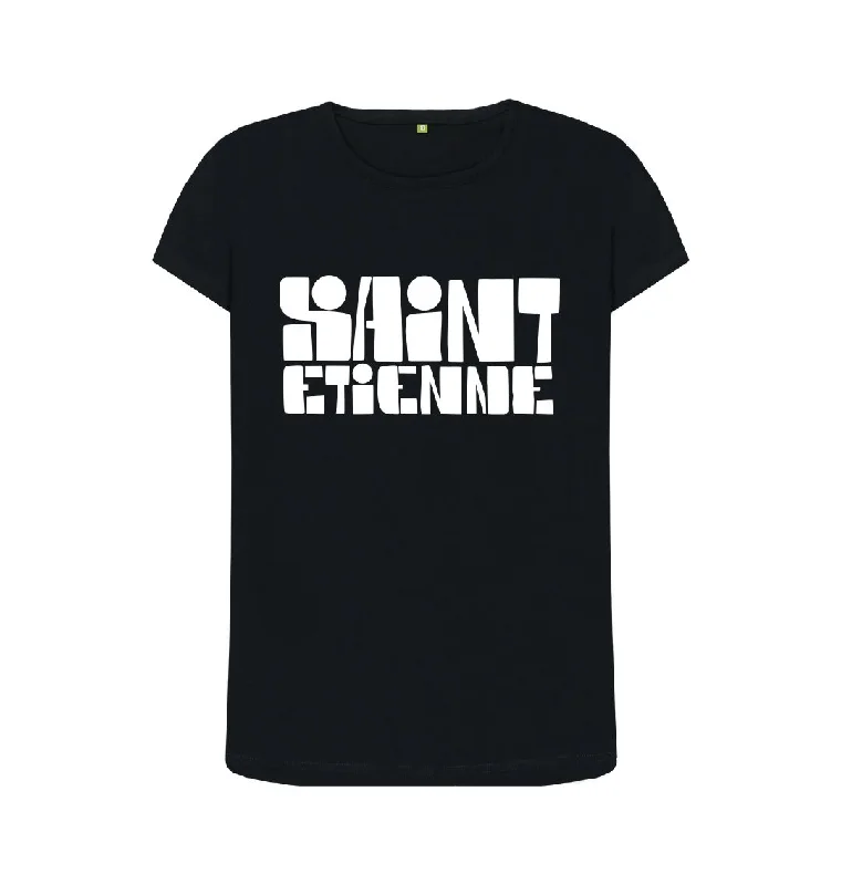 Saint Etienne Finisterre Logo crew neck t-shirt Mesh Canvas Denim