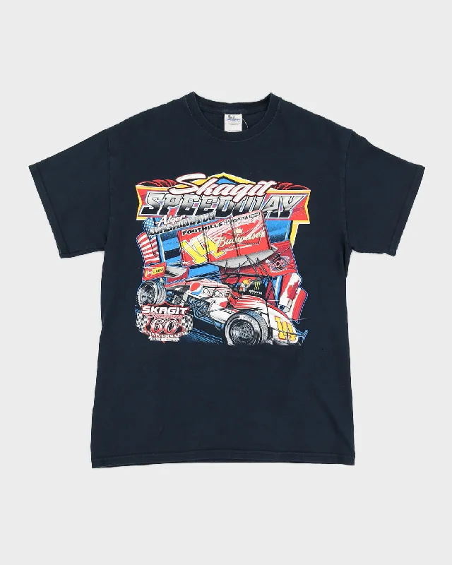 Skagit Speedway 60th Anniversary T-Shirt - M Fleece Fabric Down Fabric Feather Fabric