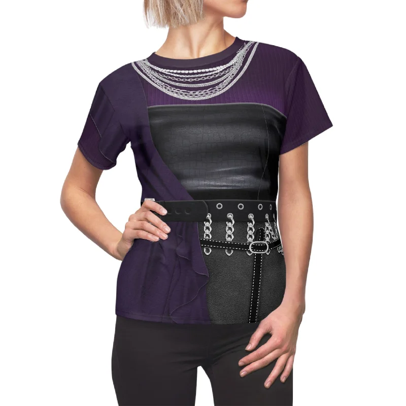 Teen Maleficent Women's Shirt, Descendants 4 The Rise Of Red Costume Comfortable Peplum Short Shirt Teen Maleficent Women's Shirt, Descendants 4 The Rise Of Red Costume Comfortable Peplum Short Shirt
