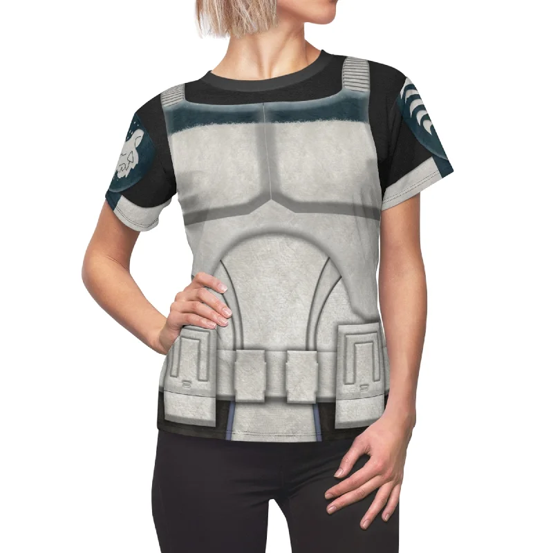 The 104th Wolfpack Battalion Women Shirt, The Clone Wars Costume Stylish Casual Short Tee The 104th Wolfpack Battalion Women Shirt, The Clone Wars Costume Stylish Casual Short Tee