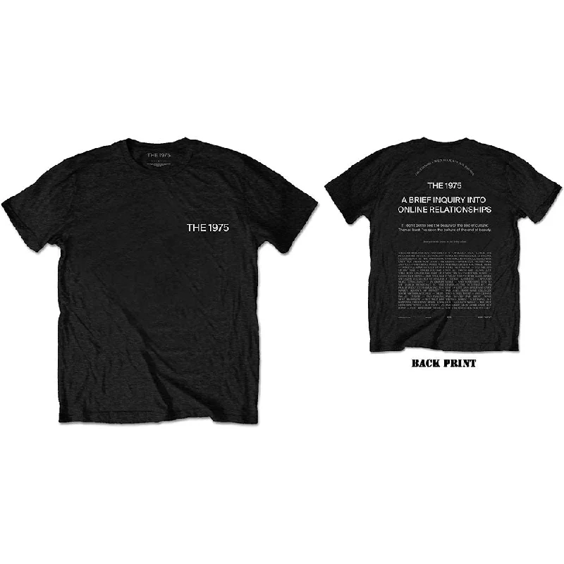 The 1975 | Official Band T-Shirt | ABIIOR Wecome Welcome (Back Print) Fleece Nylon Spandex