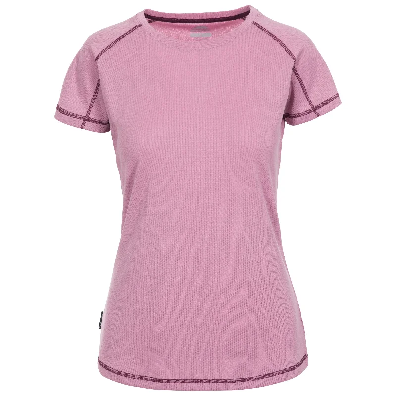 Viktoria Women's Active T-Shirt - Lilac Haze Fashionable Trendy Casual