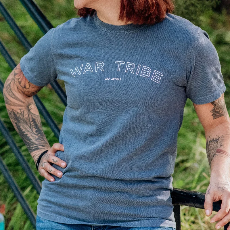 War Tribe Tee Zippered Front Buttoned Front Snap Front