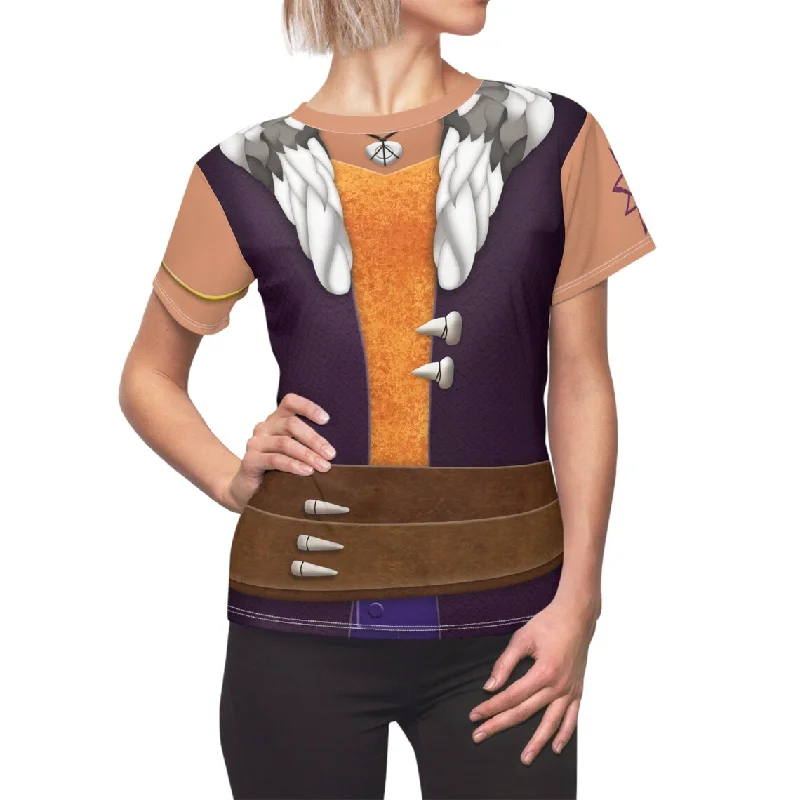 Willa Lykensen Women's Shirt, Zombies The Re-Animated Series Costume Casual Loose Short Sleeve