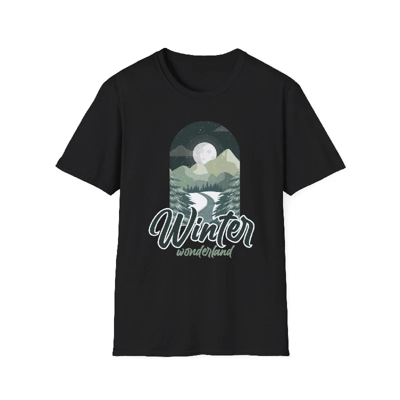 Winter Wonderland T-Shirts Anti-Shrink Durable Soft