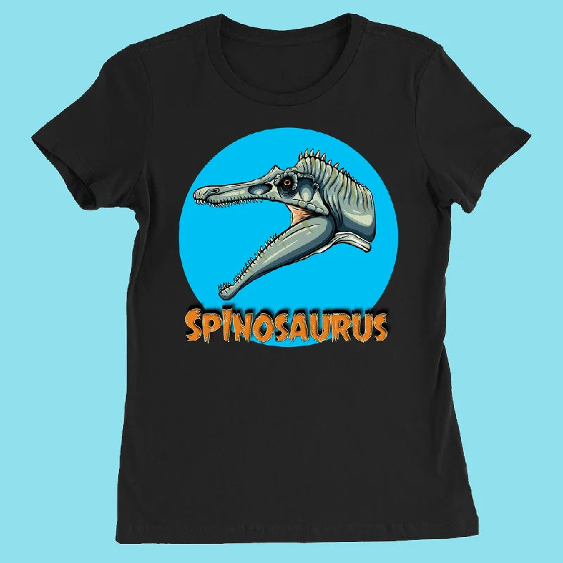 Women Spinosaurus Head T-Shirt Oversized T-Shirt Spandex breathable