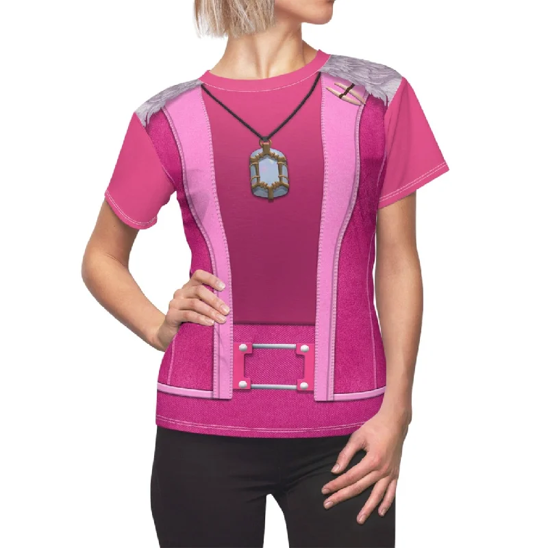 Wynter Cheerleader Women's Shirt, Zombies The Re-Animated Series Costume Fashionable Tied Short Sleeve Wynter Cheerleader Women's Shirt, Zombies The Re-Animated Series Costume Fashionable Tied Short Sleeve