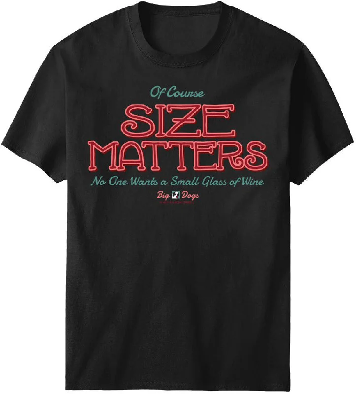 Yes Size Matters T-Shirt Boxy Fit Fitted Loose