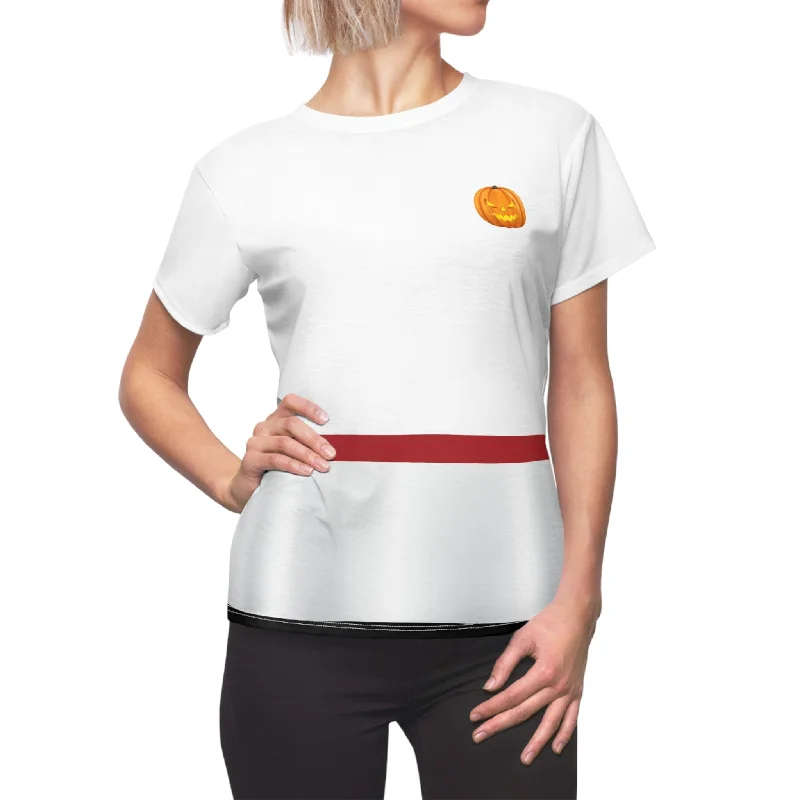 Zero Women's Shirt, The Nightmare Before Christmas Costume Stylish Round Neck Shirt