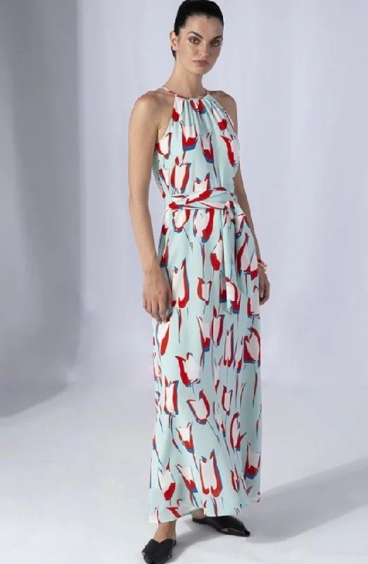 "Tulip Demi" Maxi Dress Elegant Boho Maxi Dress