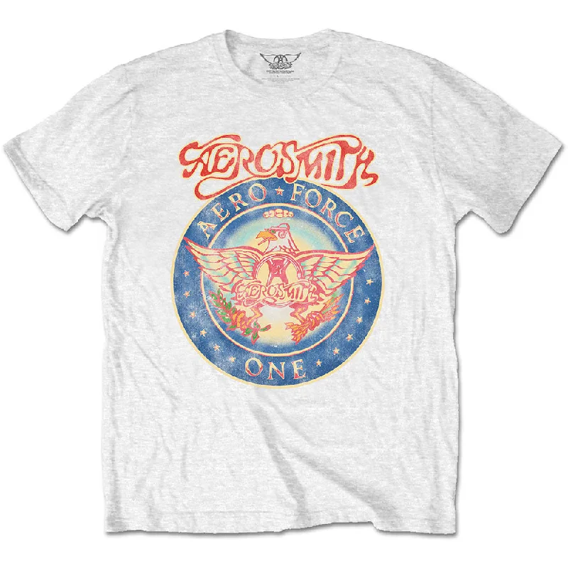 Aerosmith | Official Band T-Shirt | Aero Force Fleece Fabric Down Fabric Feather Fabric