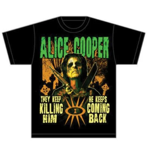 Alice Cooper | Official Band T-Shirt | Graveyard Cozy Warm Stylish