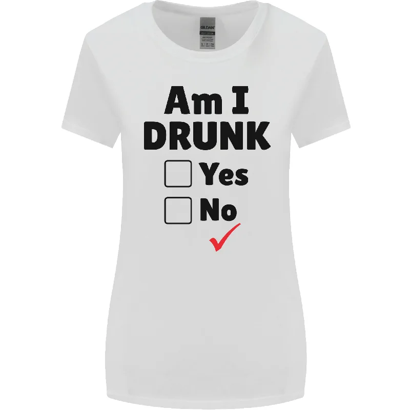 Am I Drunk Funny Beer Alcohol Wine Guiness Womens Wider Cut T-Shirt Layered Multi-layer Single Layer Am I Drunk Funny Beer Alcohol Wine Guiness Womens Wider Cut T-Shirt Layered Multi-layer Single Layer