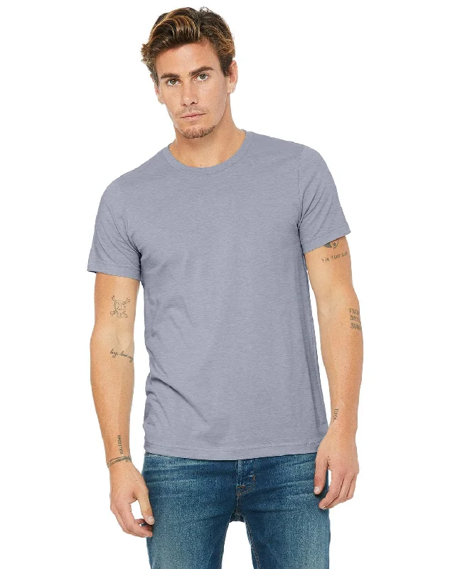 Bella+Canvas Unisex Heather CVC T-Shirt | Heather Blue Machine Wash Dry Clean Hand Wash Bella+Canvas Unisex Heather CVC T-Shirt | Heather Blue Machine Wash Dry Clean Hand Wash