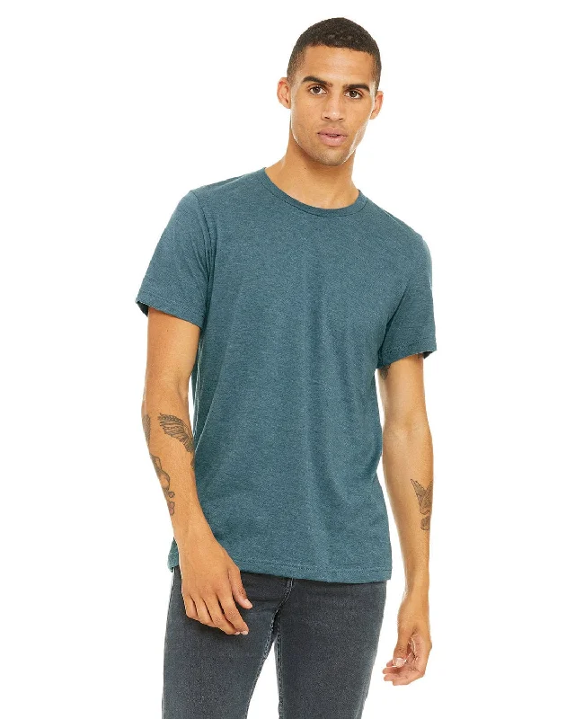 Bella+Canvas Unisex Heather CVC T-Shirt | Heathr Deep Teal Spandex Blend Rayon Blend Denim Blend Bella+Canvas Unisex Heather CVC T-Shirt | Heathr Deep Teal Spandex Blend Rayon Blend Denim Blend