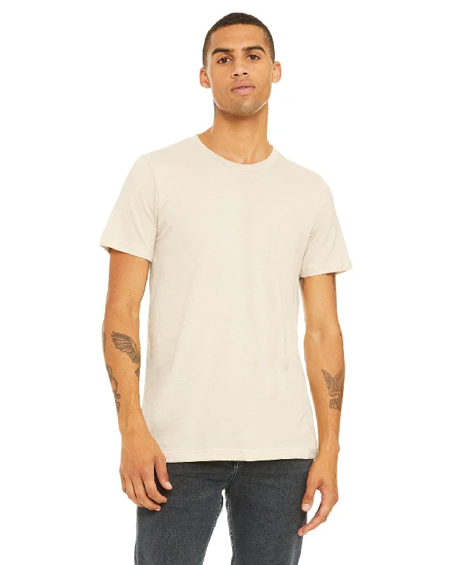 Bella+Canvas Unisex T-Shirt | Natural Sequined Glittery Shiny
